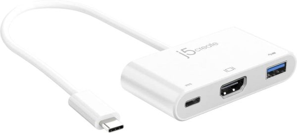 JCA379 USB C to HDMI Adapter with USB 3.0 and Power Delivery-0