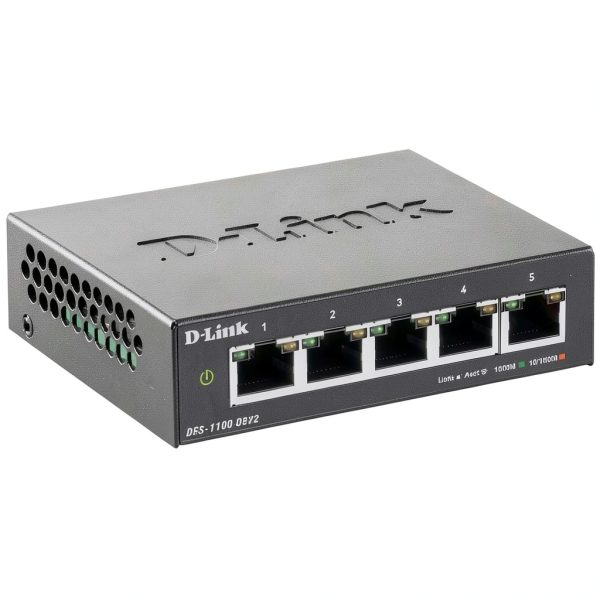 D-Link DGS-1100-05V2 Gigabit Ethernet Switch 5 Ports-2