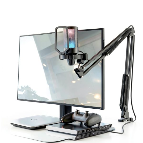 FIFINE A6T RGB USB Microphone for Gaming Streaming-1