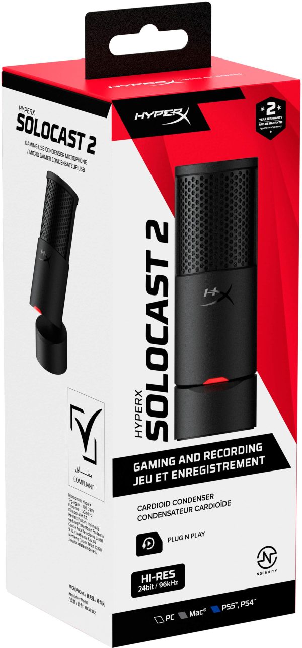 HyperX SoloCast 2 USB Microphone for Gamers and Creators-17
