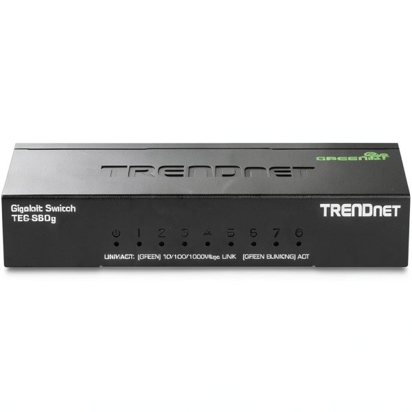 TRENDnet 8 Port Gigabit Switch GREENnet Metal Mini-3