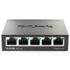 D Link 5 Port Gigabit Switch Metal Fanless Plug Play-0