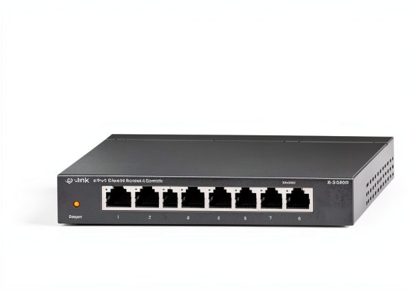 TP Link 8 Port Gigabit Switch Unmanaged Black Network Hub-2