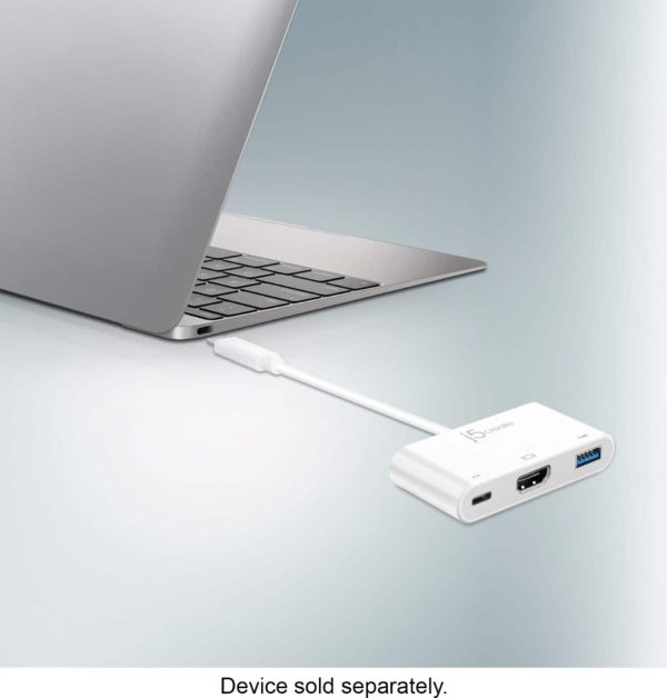 JCA379 USB C to HDMI Adapter with USB 3.0 and Power Delivery-5