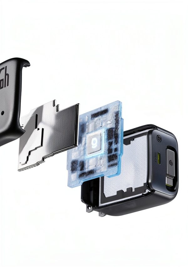 45W Dual Port Charger Retractable Cable BPS 30 Power-7