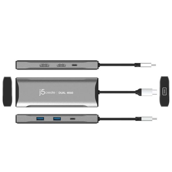 JCD396 USB-C Dual 4K60 Mini Dock HDMI Workstation-2