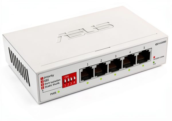 ASUS QG U1050 5 Port 2.5G Unmanaged Ethernet Switch White-4