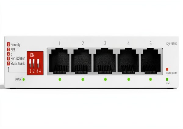 ASUS QG U1050 5 Port 2.5G Unmanaged Ethernet Switch White-5