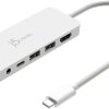 JCD373E USB-C Hub Multi-Port Adapter Power Delivery 4K HDMI-1