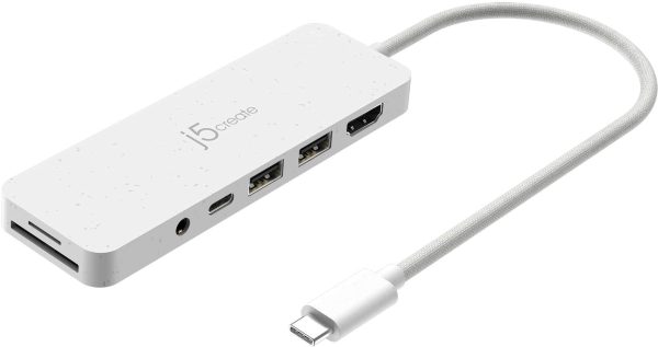 JCD373E USB-C Hub Multi-Port Adapter Power Delivery 4K HDMI-1