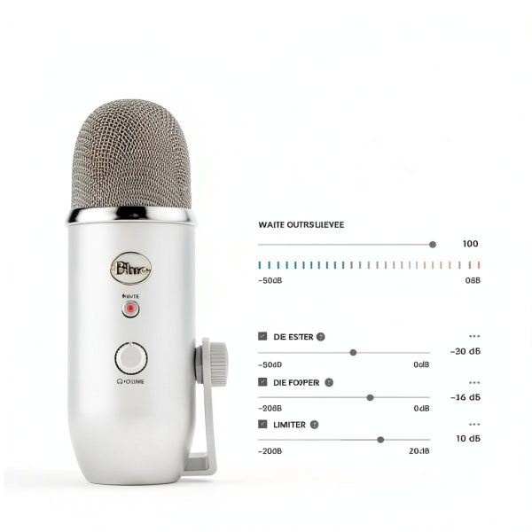 Blue Yeti USB Microphone Broadcast Quality Gaming Streaming-2