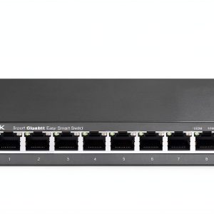 TP Link 8 Port Gigabit Smart Ethernet Switch Metal Gray-0