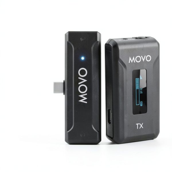 Movo WMX2C Wireless Microphone USB C Content Creators-3