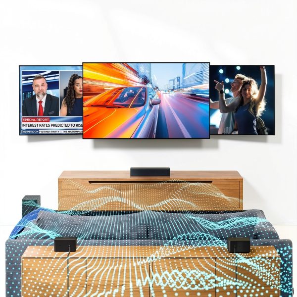 Ultimea Poseidon M3T 5.1 Soundbar Wireless Subwoofer Rear-4