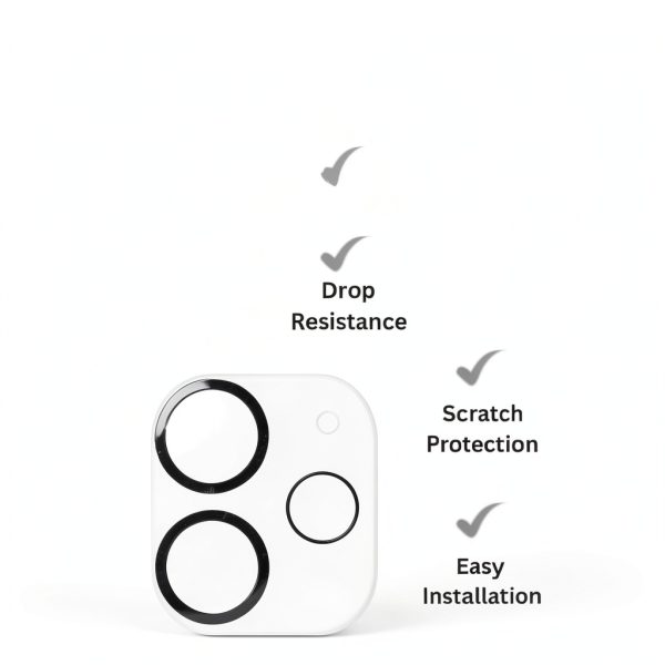 Qixxronics iPhone 11 Camera Lens Protector Clear Tempered-3