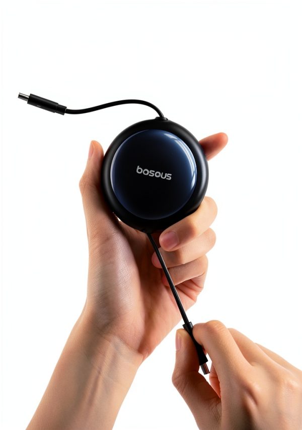 Retractable Charging Cable 100W PD Fast Charging Durable-2