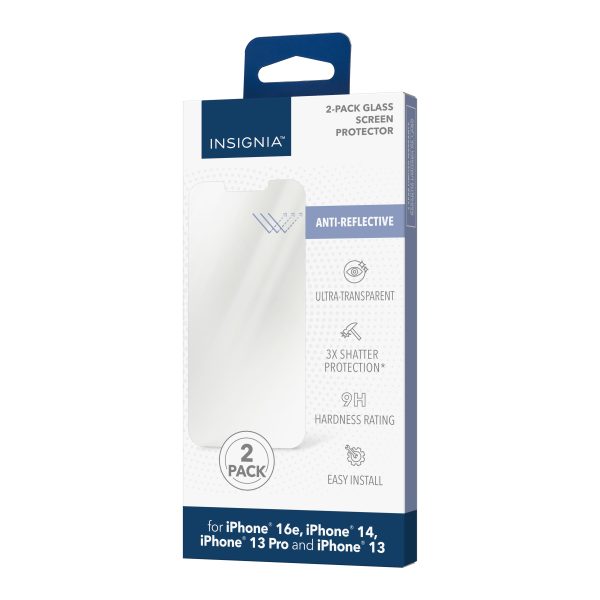 Insignia Anti Reflective Glass Screen Protector iPhone 2-7