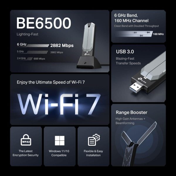 TP-Link Wi-Fi 7 USB Adapter High Speed Gaming Connectivity-4