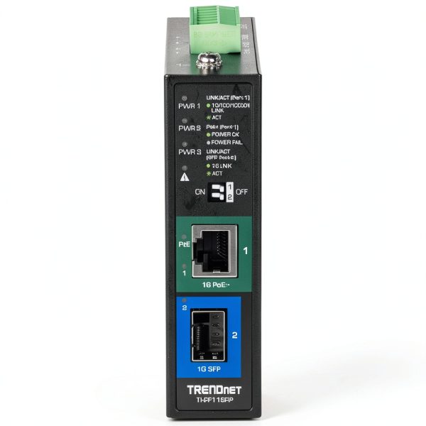 TRENDnet Industrial SFP to Gigabit PoE+ Media Converter-4
