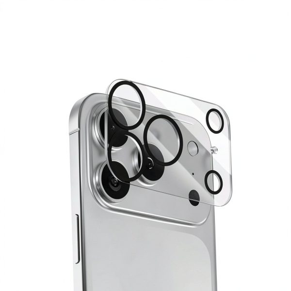 Qixxronics iPhone Camera Lens Protector Clear Tempered Glass-2