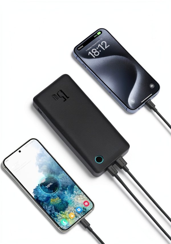 Baseus Airpow Lite 15W Portable Charger Slim Fast Charging-3