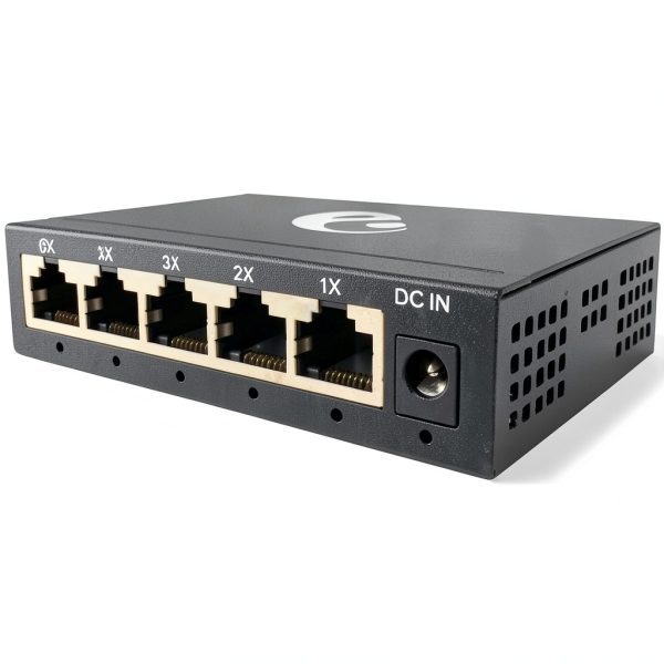Amer 5 Port Gigabit Ethernet Switch Desktop Metal Fast-0
