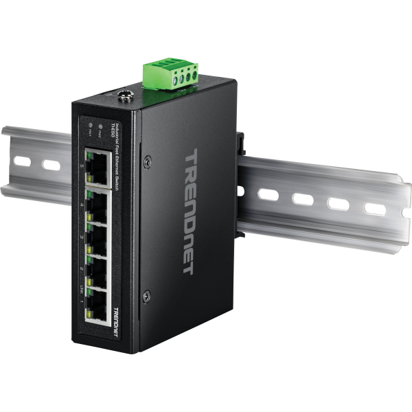 TRENDnet Industrial Fast Ethernet DIN Rail Switch 5 Port-7