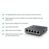 D Link 5 Port Gigabit Switch Metal Fanless Plug Play-1