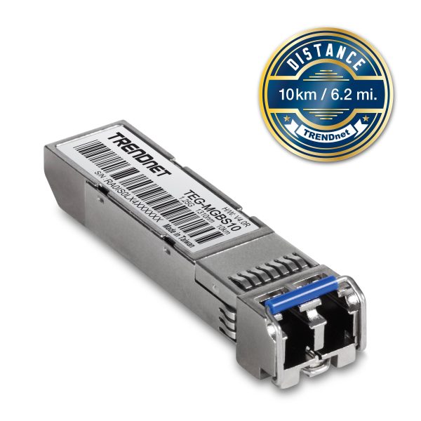 TRENDnet SFP to RJ45 Mini GBIC Single Mode LC Module 10km-6
