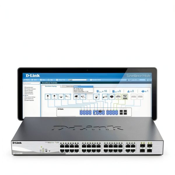 D Link 10 Port Gigabit Smart Managed PoE Switch 65W-6