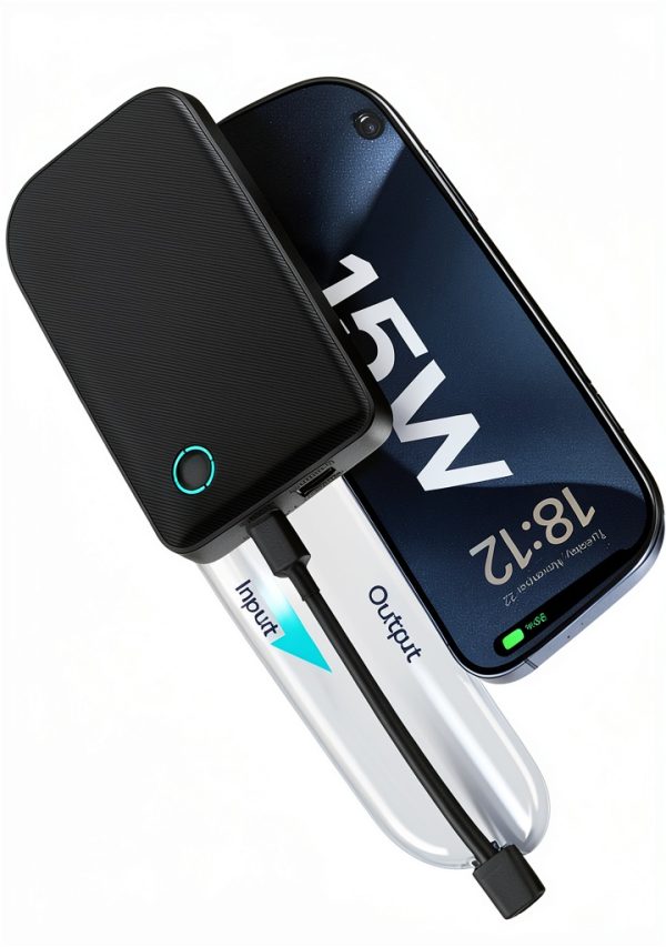 Baseus Airpow Lite 15W Portable Charger Slim Fast Charging-4