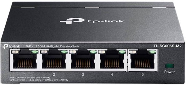 TP Link 5 Port 2.5G Multi Gigabit Desktop Switch Black-0