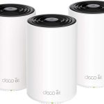TP Link Deco XE75 Pro AXE5400 Tri Band Wi Fi 6E Mesh System-0