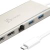 JCD381 USB C Dual HDMI Mini Dock 4K Display Power Delivery-0