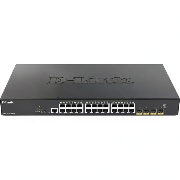 D Link 28 Port 10 Gigabit Smart Managed PoE Switch-2
