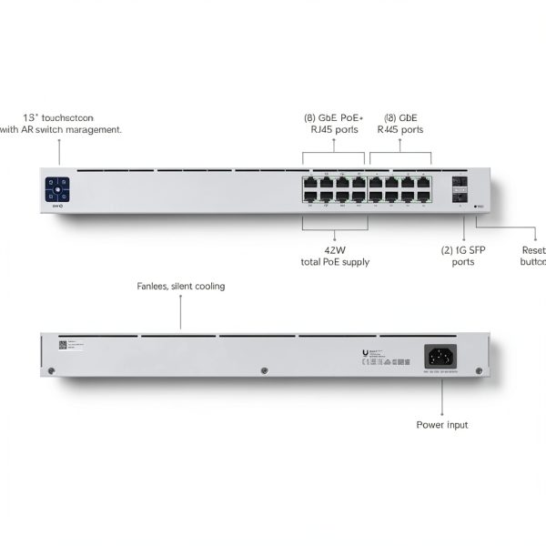 Ubiquiti 16 Port Gigabit PoE Switch Managed Networking-5