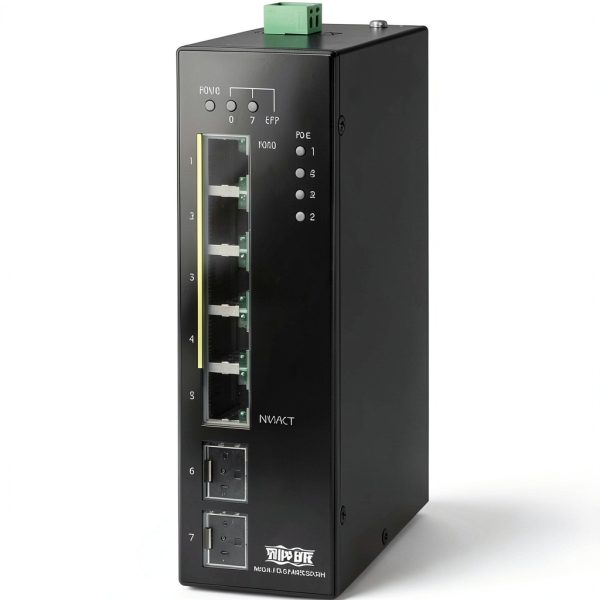 Tripp Lite Industrial Ethernet Switch PoE+ Unmanaged DIN-0