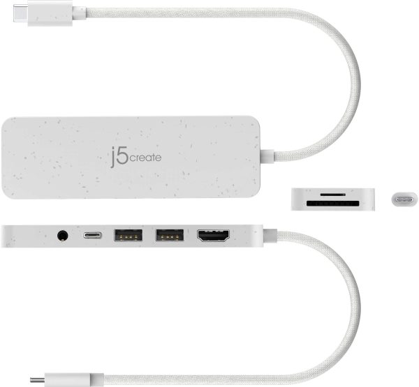 JCD373E USB-C Hub Multi-Port Adapter Power Delivery 4K HDMI-2