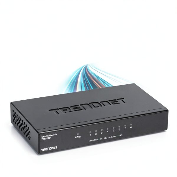TRENDnet 8 Port Gigabit Desktop Switch Metal Fanless Design-5