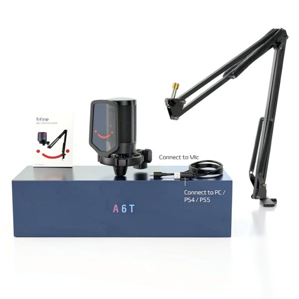 FIFINE A6T RGB USB Microphone for Gaming Streaming-6