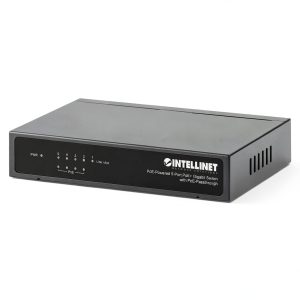 Intellinet PoE Powered 5 Port Gigabit Switch Passthrough-0