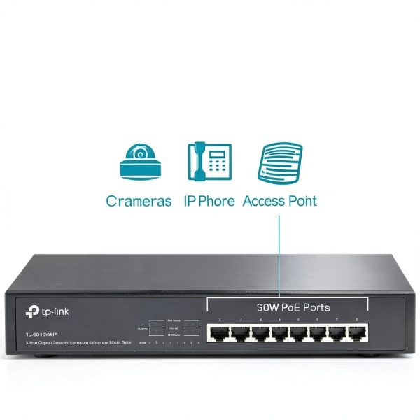 TP-Link 8-Port Gigabit PoE Switch Desktop Rackmount-2