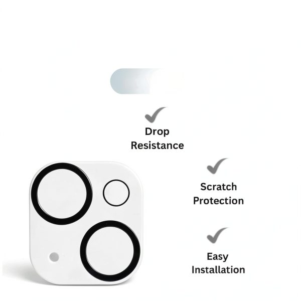Qixxronics iPhone 13 Mini Camera Lens Protector Tempered-3