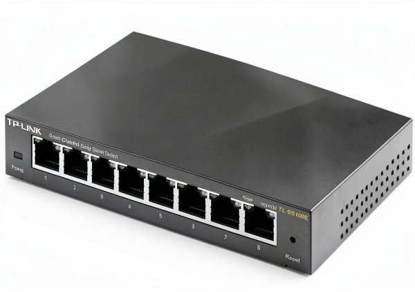 TP Link 8 Port Gigabit Smart Ethernet Switch Metal Gray-3
