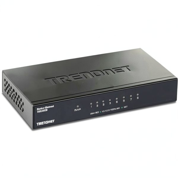 TRENDnet 8 Port Gigabit Desktop Switch Metal Fanless Design-0