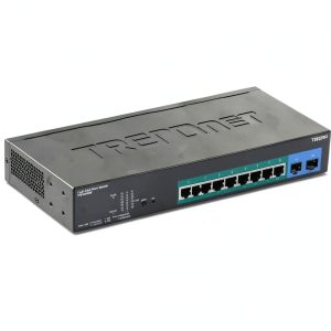 Trendnet Gigabit Web Smart PoE Switch 8 Ports SFP-0