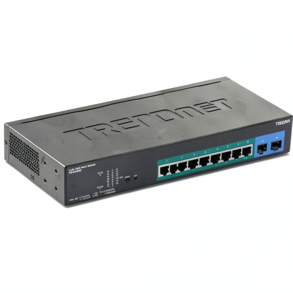 Trendnet Gigabit Web Smart PoE Switch 8 Ports SFP-0
