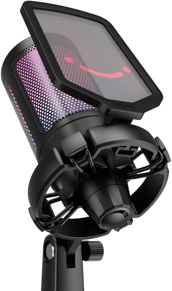 FIFINE A6T RGB USB Microphone for Gaming Streaming-10