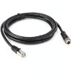 Trendnet M12 RJ45 Industrial Ethernet Cable 2m Black-0