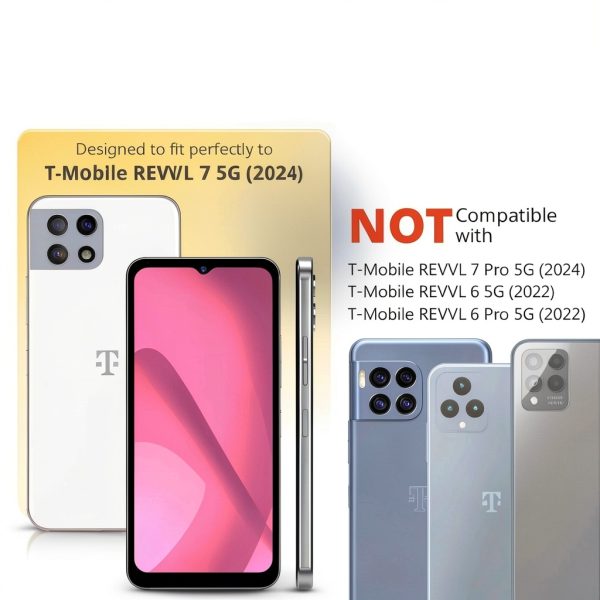 T-Mobile REVVL 7 Screen Protector 2.5D Glass Bubble-Free-2